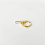18g Dainty Black CZ Bar sterling silver, 18k gold plated rook hoop, rook huggie, hoop huggies, cartilage piercing, cartilage earrings