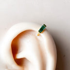 Dainty 18G Sapphire Cartilage Hoop Earrings, rook huggie, hoop huggies, cartilage piercing, tiny hoops, helix hoops, small hoops