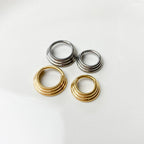 Titanium 16g stack conch or helix hoop, hoop huggies, cartilage piercing, cartilage earrings, helix hoops, nose ring, septum ring