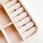 Tiny Marquise Gem Tragus Earring CZ Black Titanium Cartilage Earring Screw In Tragus Labret Stud IMPLANT GRADE Titanium