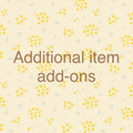 Additional posts or minor earring components add-on.