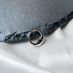 F136 Titanium Crescent Moon Daith hoop, daith huggie, hoop huggies, cartilage piercing, helix hoops, septum ring, nose ring