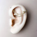 Simple Industrial Barbell Double Chain (only) for Piercing, Helix Chain Piercing, Chain Earring, Conch Chain Piercing 14g, 16g, 18g