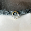 F136 Titanium Mini Blossom Daith hoop, daith huggie, hoop huggies, cartilage piercing, helix hoops, septum ring, nose ring 8mm 16g