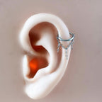 18g-14g, 6mm-12mm Titanium Chain Tassel Conch Hoop, Helix Hoop, Simple Minimalist
