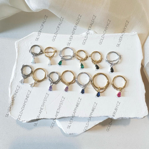 14g 16g 18g 6mm 8mm 10mm 12mm Cleo Charm Implant Grade F136 Titanium Chain Gem Hoop conch, helix hoop, gold hoop, silver hoop