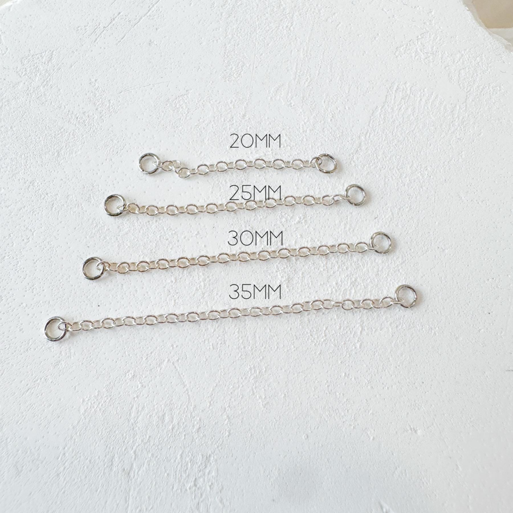 Simple Sterling Silver Chain (only) for Piercing, Helix Chain Piercing, Chain Earring, Conch Chain Piercing, layered chain, nose chain