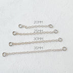 Simple Sterling Silver Chain (only) for Piercing, Helix Chain Piercing, Chain Earring, Conch Chain Piercing, layered chain, nose chain