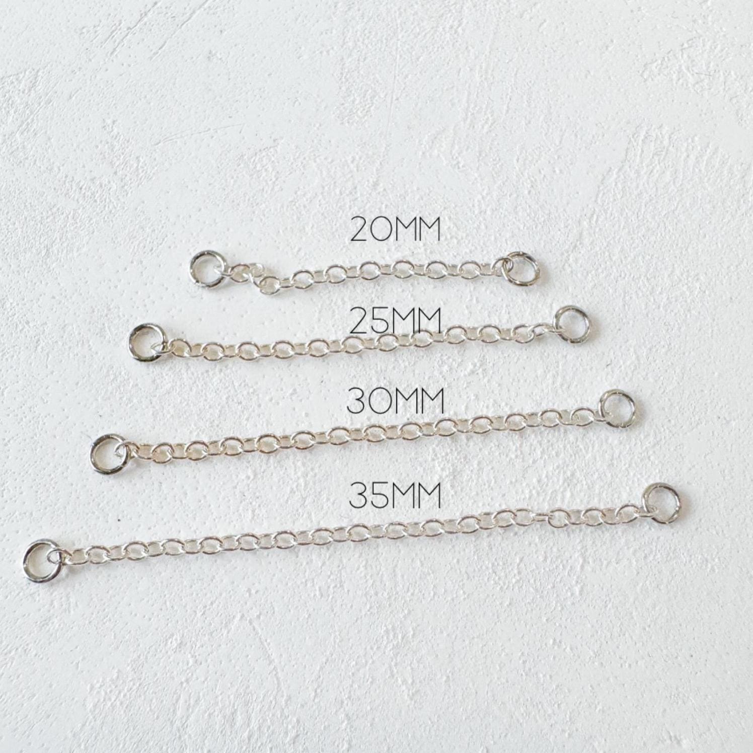 Simple Sterling Silver Chain (only) for Piercing, Helix Chain Piercing, Chain Earring, Conch Chain Piercing, layered chain, nose chain