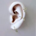 Dainty Waterproof Hypoallergenic Stainless Steel Ball Charms, Helix Hoop Charm, earring charms, Titanium Hoops, cartilage piercing charms